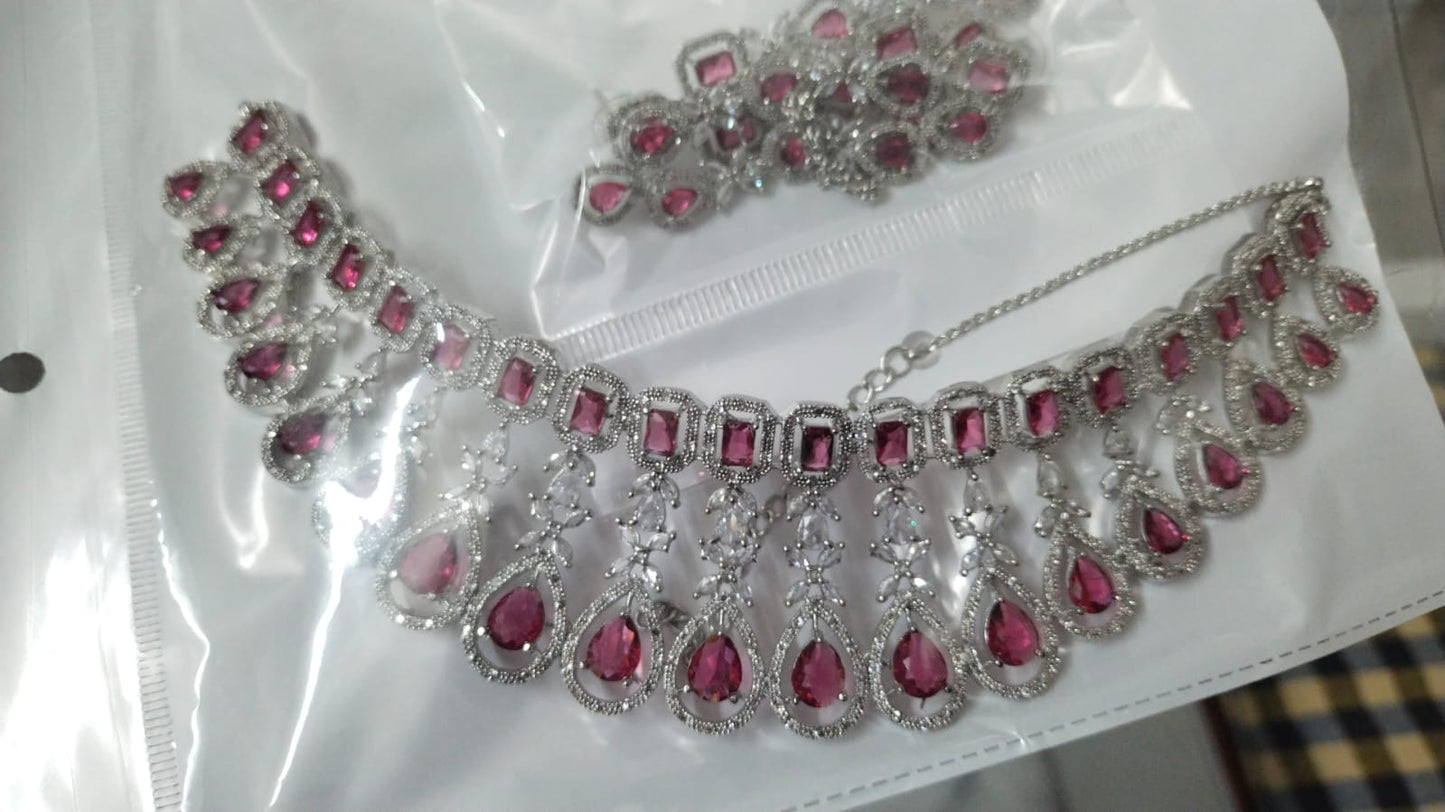 AD stone choker set
