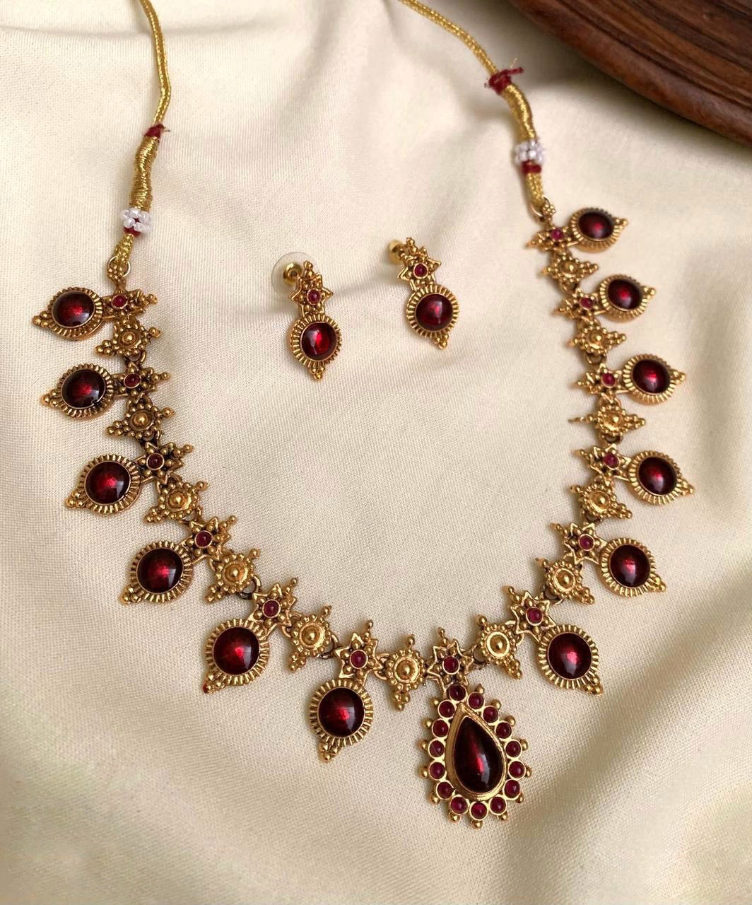 Elegant Ruby Necklace