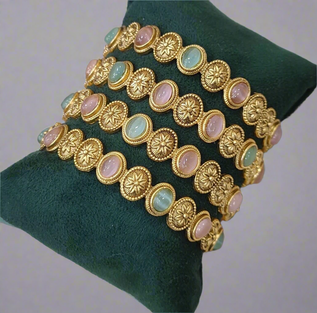 Elegant antique bangle with traditional craftsmanship