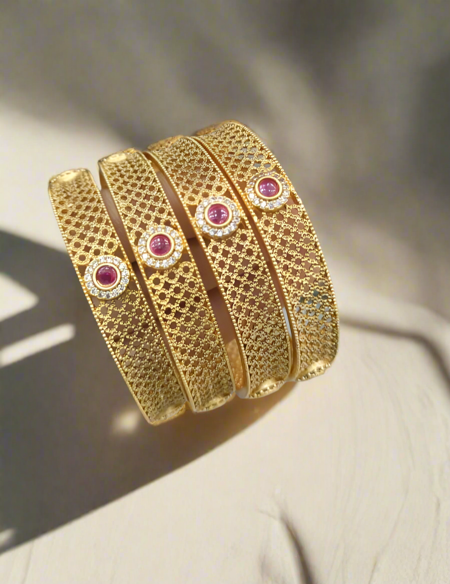 Trending antique bangles 2025 – Antique designer collection