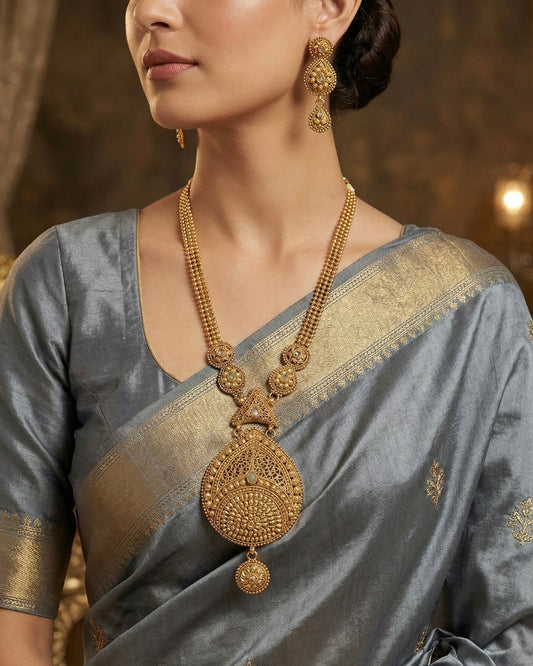 Antique Long Chain with Earring