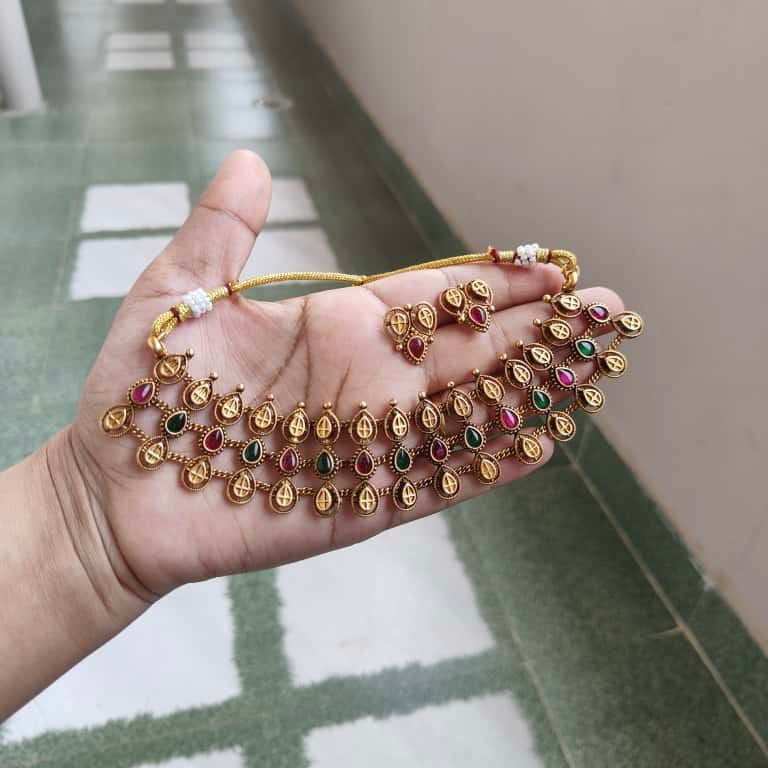 Divine Droplet Necklace Set