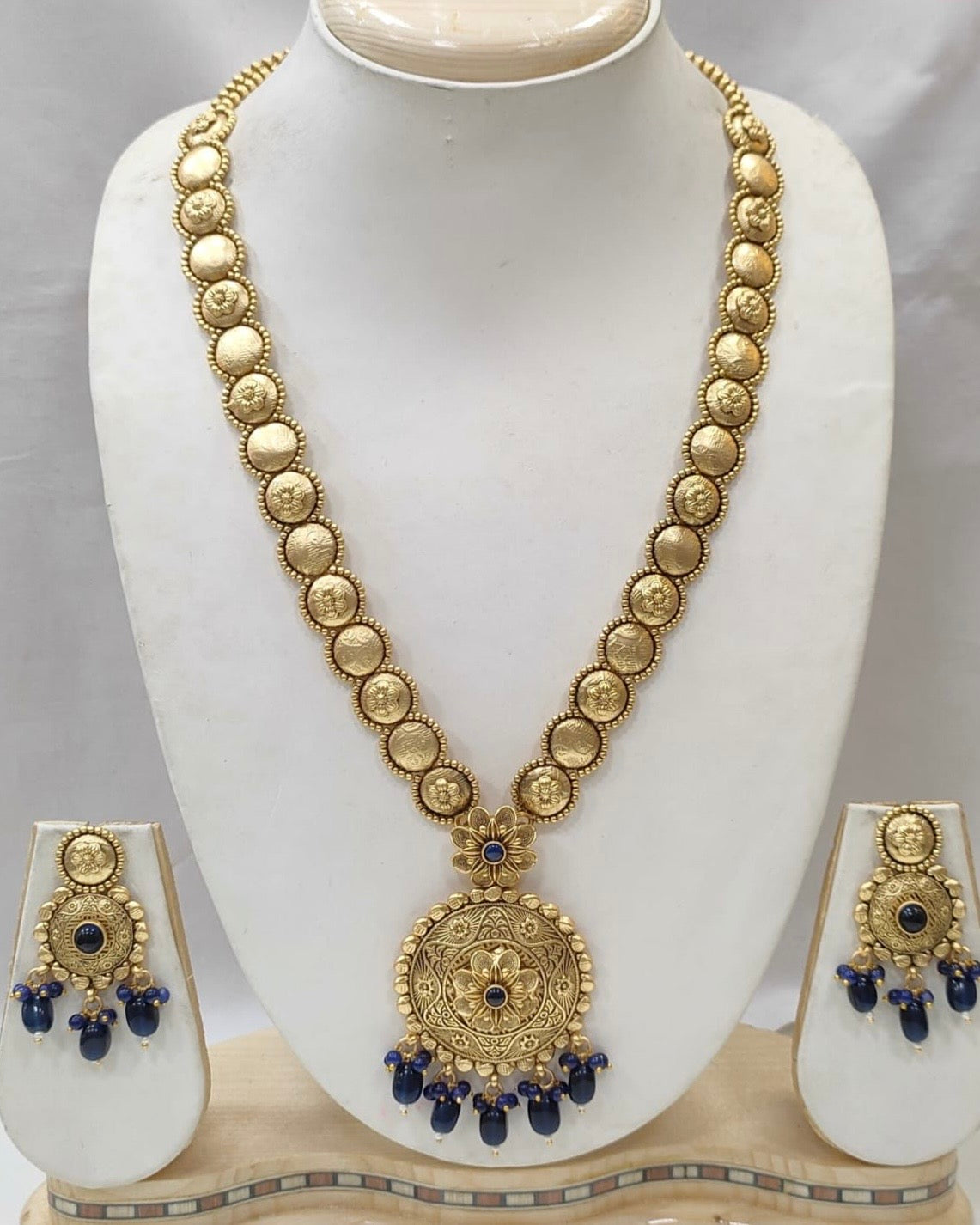 Antique Long Chain with Earring