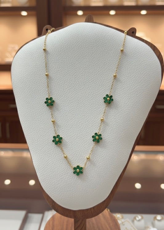 Green Charm Chain Anti Tarnish