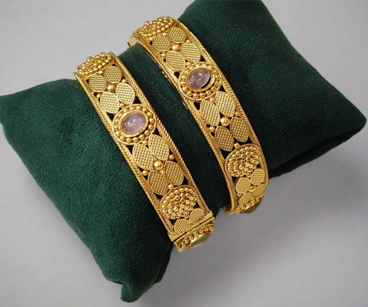 Elegant handcrafted antique bangles for women – wedding wear