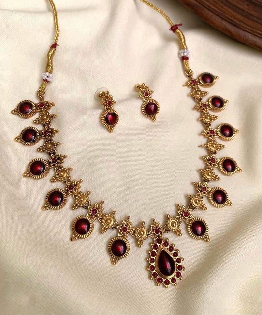 Elegant Ruby Necklace