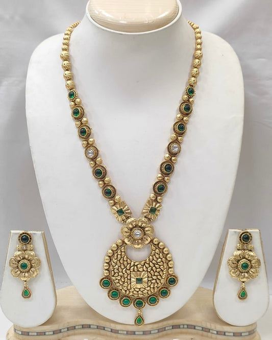 Antique Long Chain with Earring