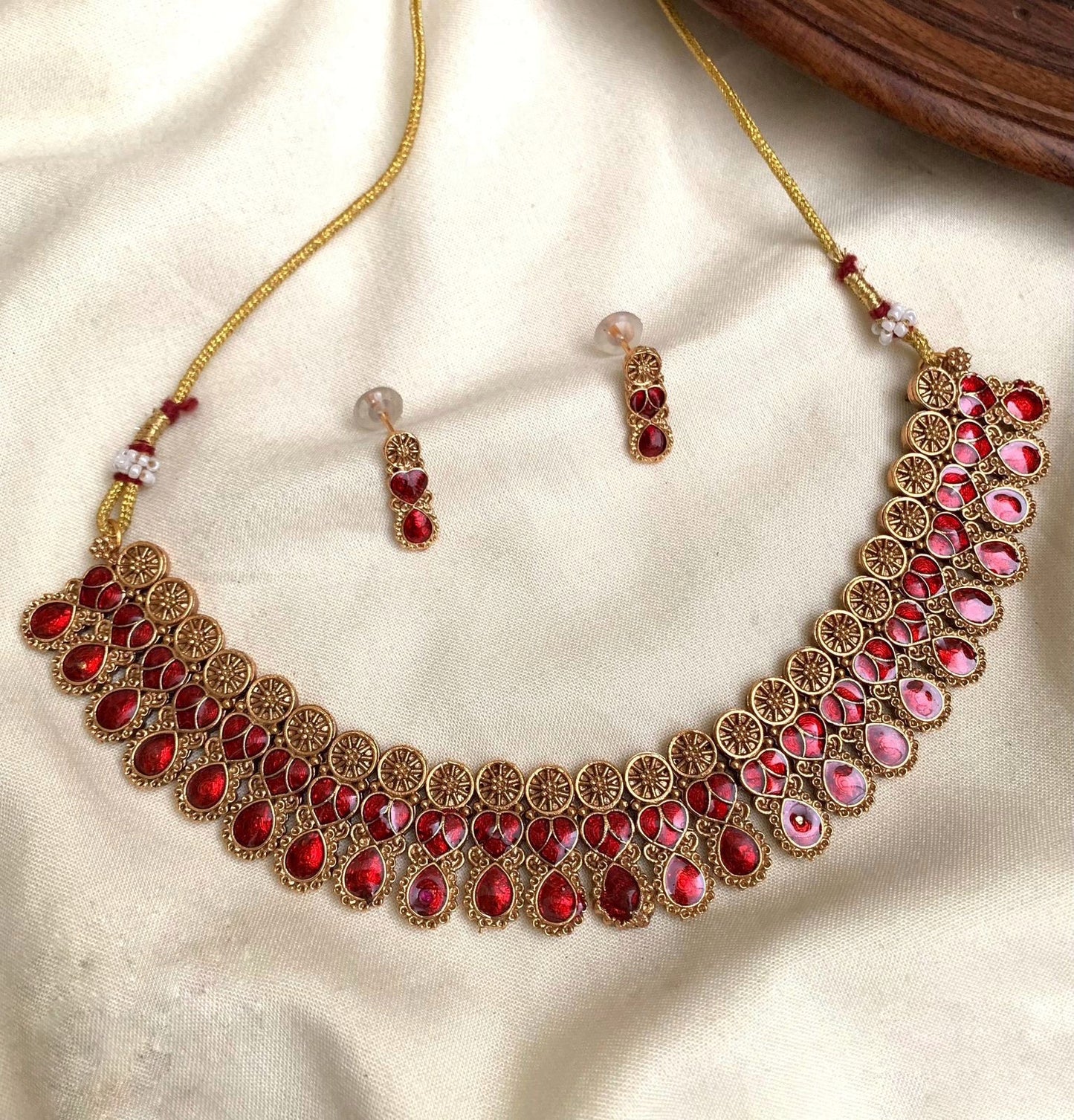 Ruby Kemp Choker Set