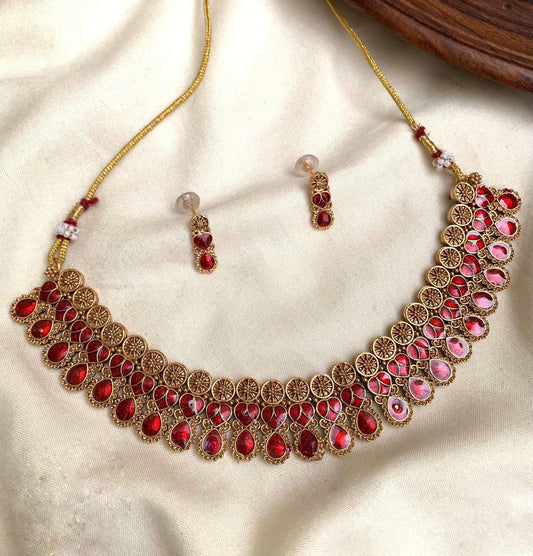 Ruby Kemp Choker Set