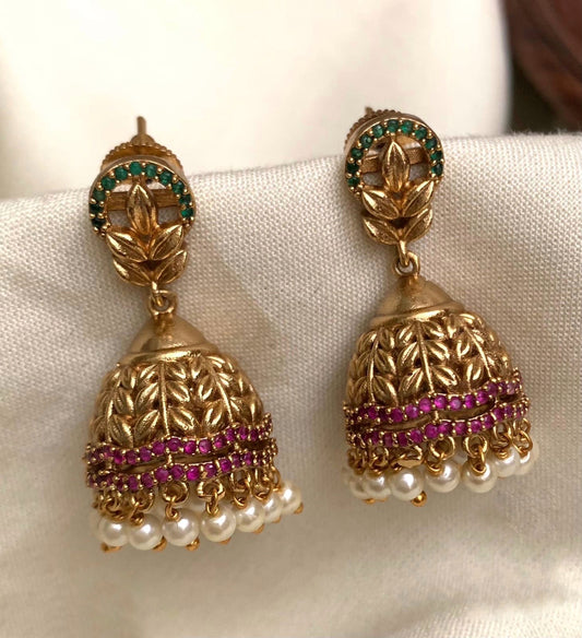Leaf Jhumka