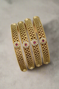 Elegant antique bangles for party wear – handcrafted ethnic style