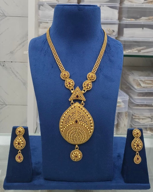 Antique Long Chain with Earring
