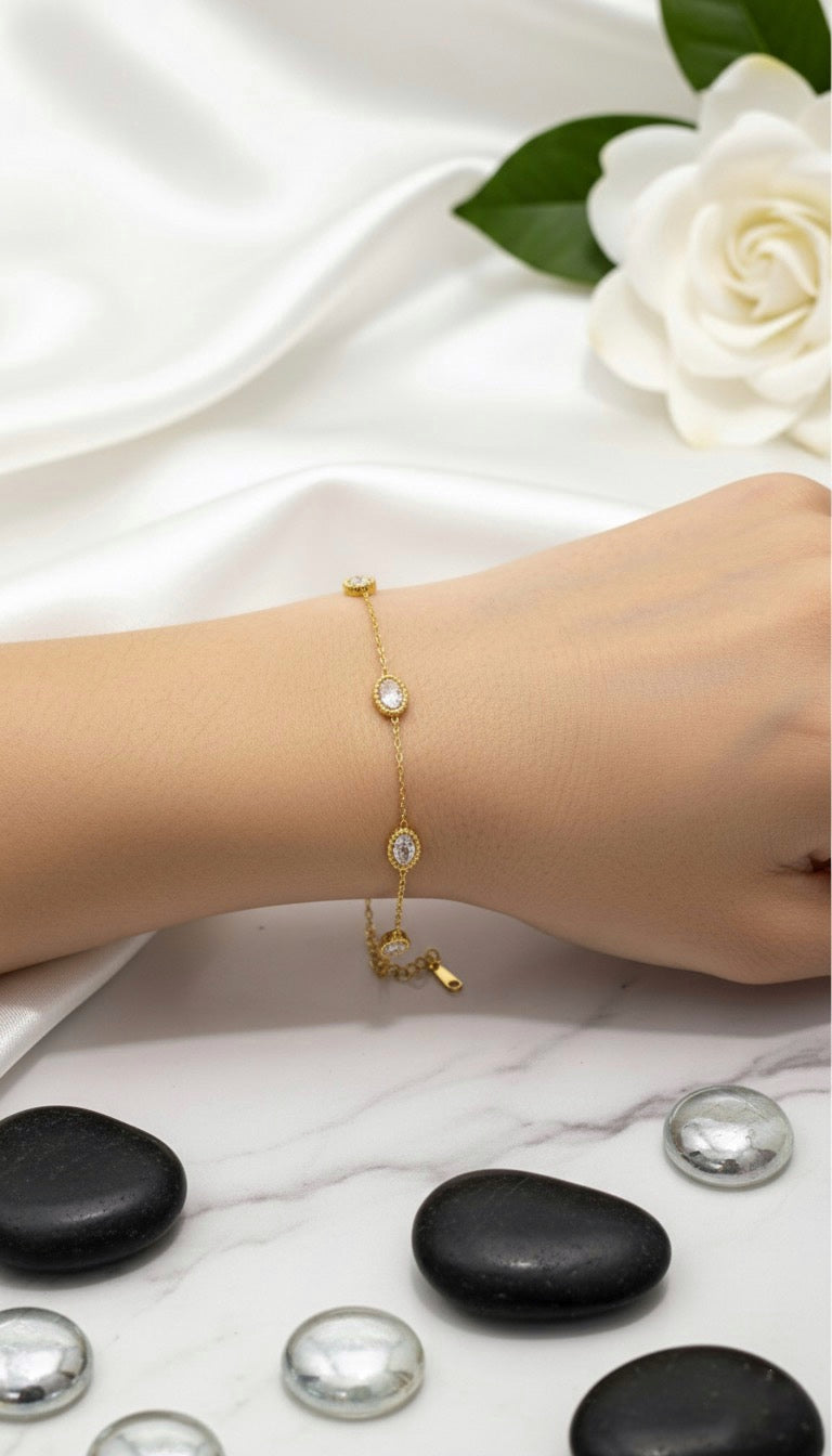 Oval Chain Bracelet Anti Tarnish