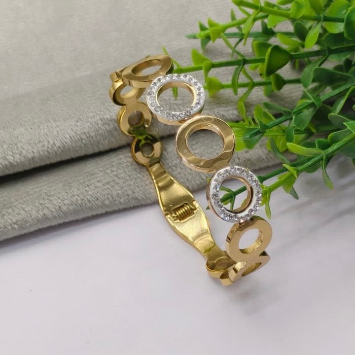 Open Circle Bangle Anti Tarnish