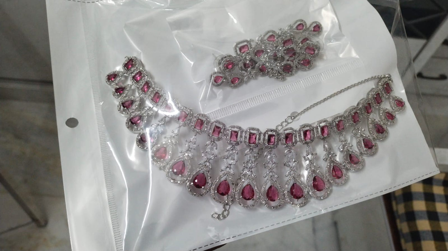 AD stone choker set