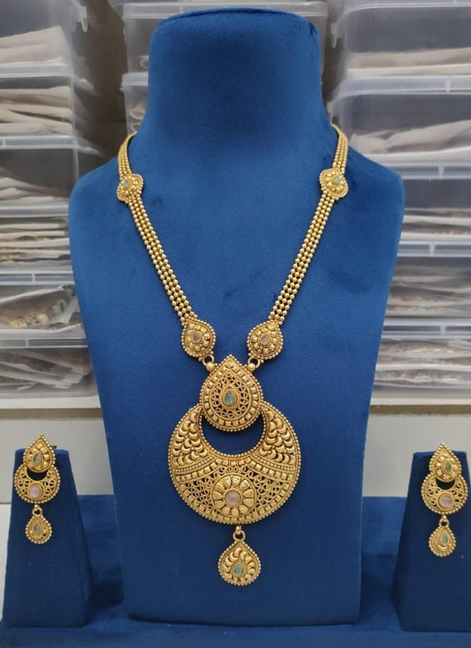 Antique Long Chain with Earring