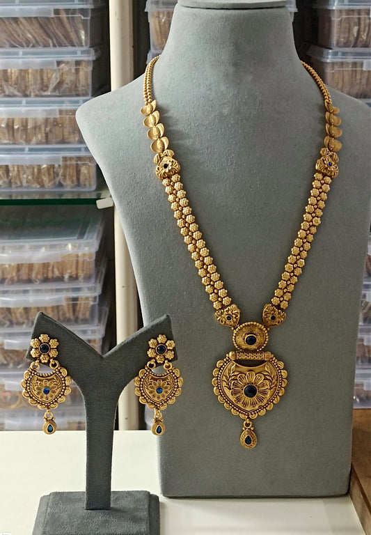 Antique Long Chain With Earring