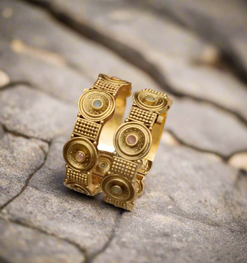 Antique bangles for engagement and pre-wedding functions
