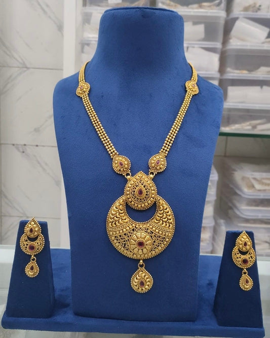 Antique Long Chain with Earring