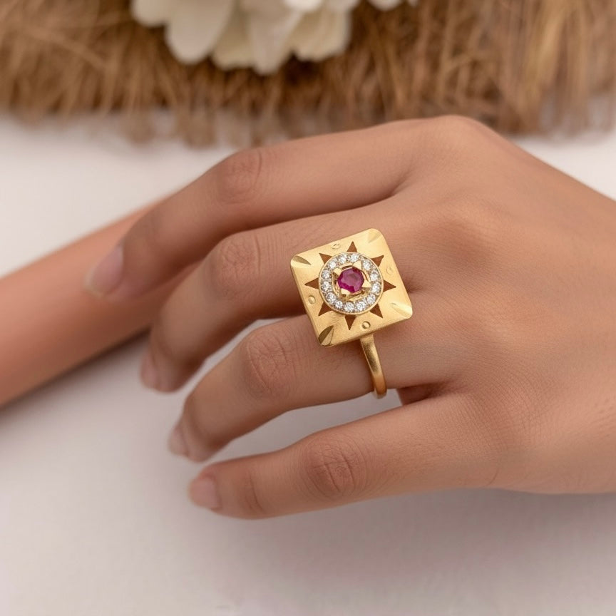 AD Diamond Golden Ring 01