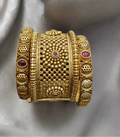 Set of bangles in Antique finish 