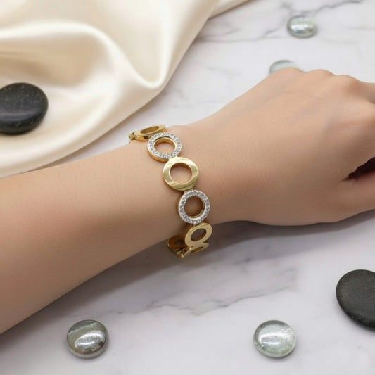 Open Circle Bangle Anti Tarnish