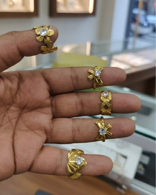 5 Ring Combo Anti Tarnish set product photo from Fyash