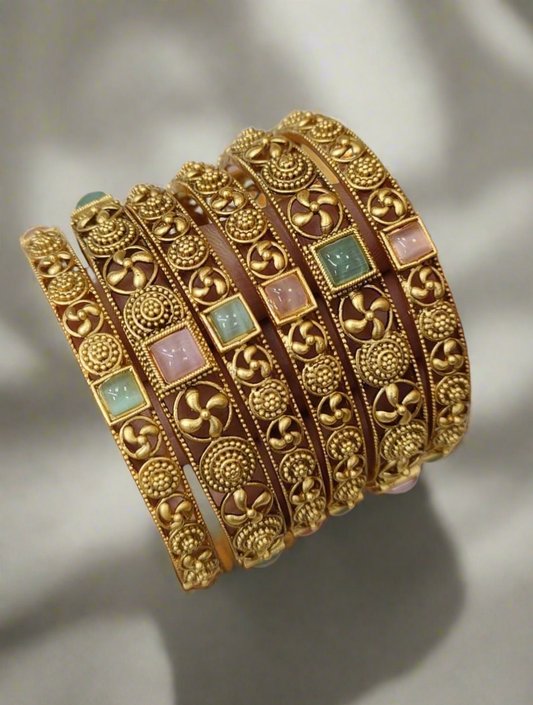 Elegant antique bangle with traditional craftsmanship