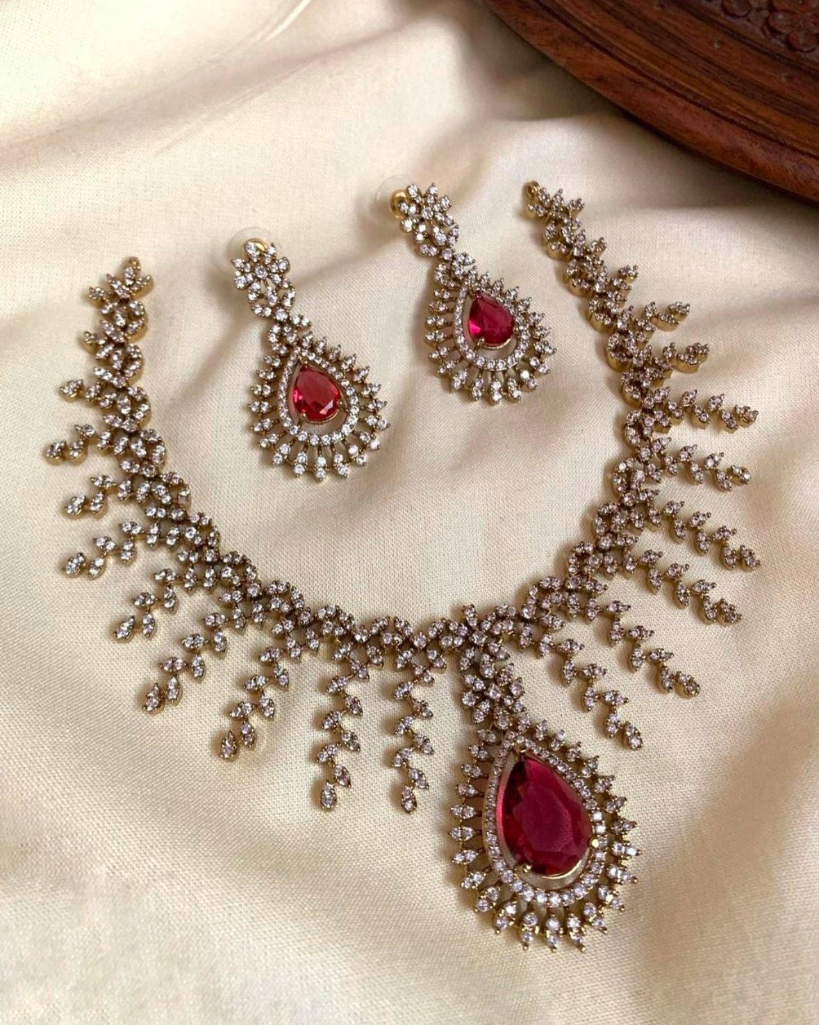 Ruby Stone Necklace