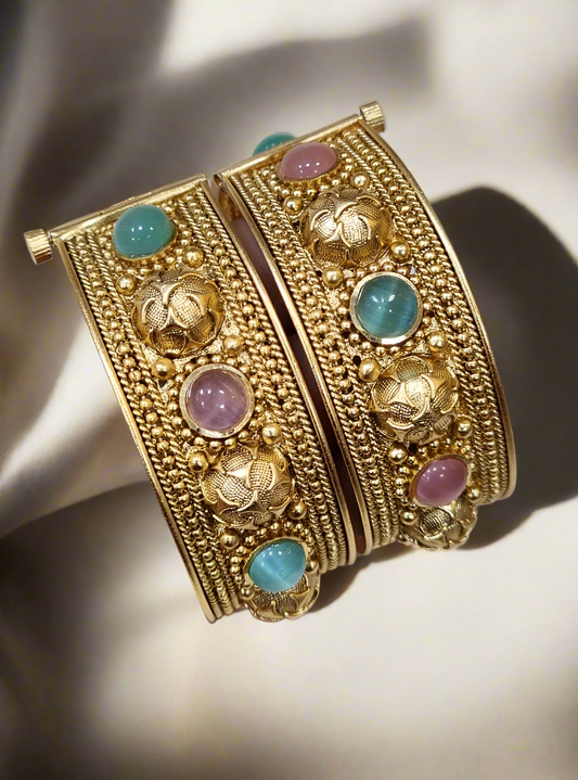 Classic Indian antique bangle design – festive collection