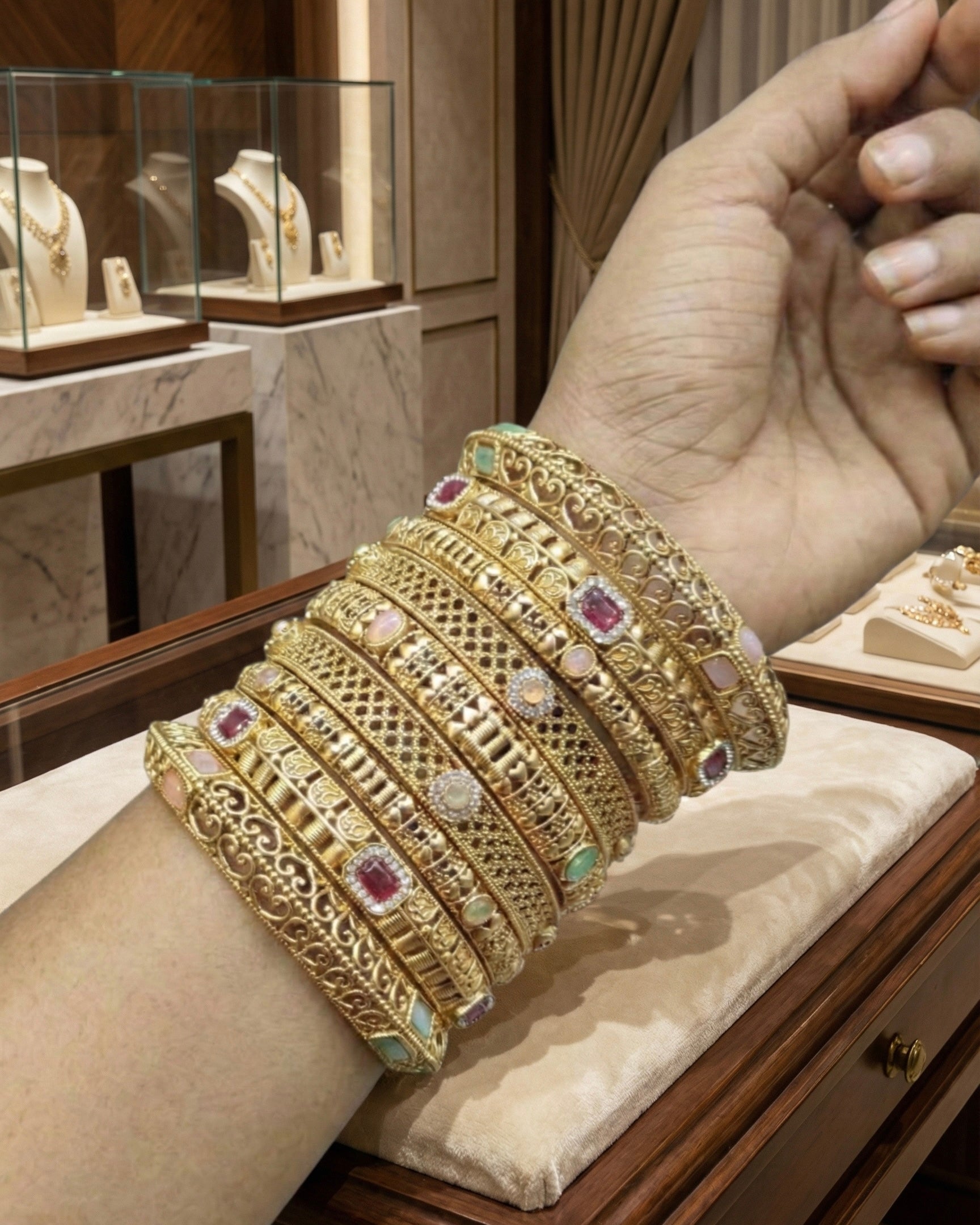 Antique Bangle Set 2/6