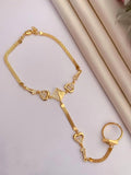 High Gold Ring Bracelet