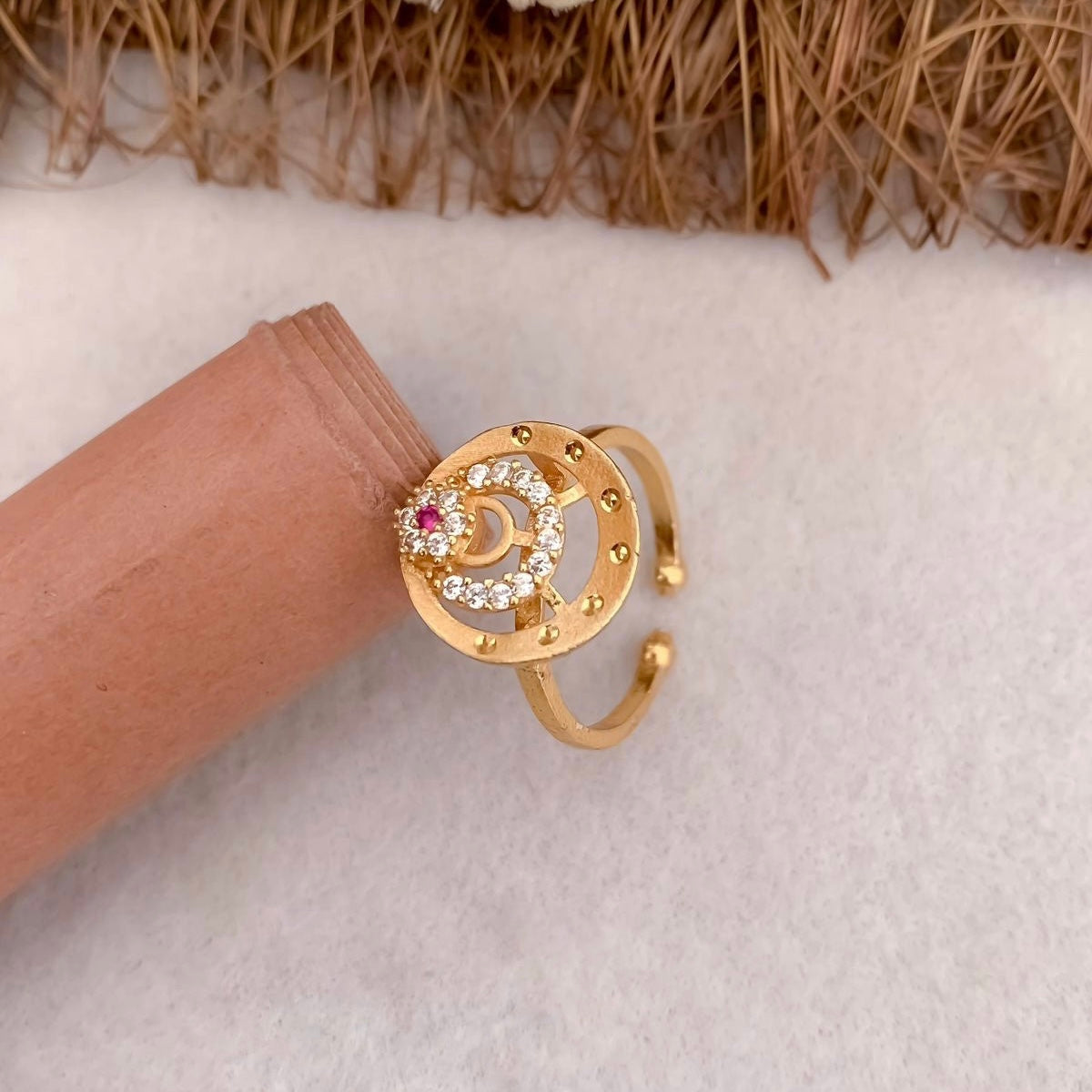 AD Diamond Golden Ring 10