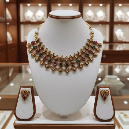 Divine Droplet Necklace Set