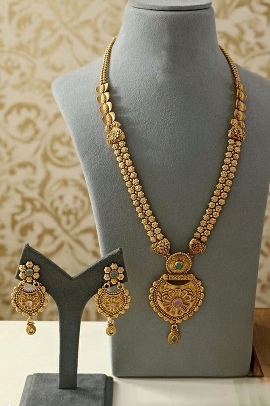 Antique Long Chain With Earring