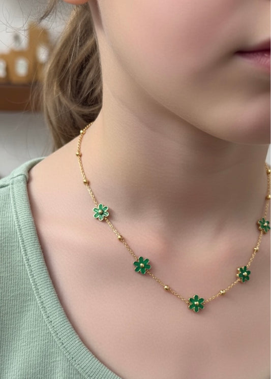 Green Charm Chain Anti Tarnish