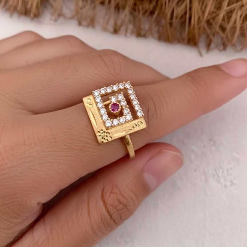 AD Diamond Golden Ring 11