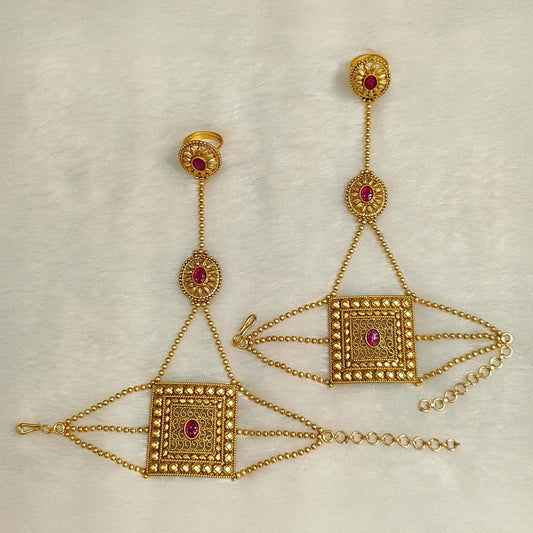 antique ring bracelet for women – traditional Indian jewelry